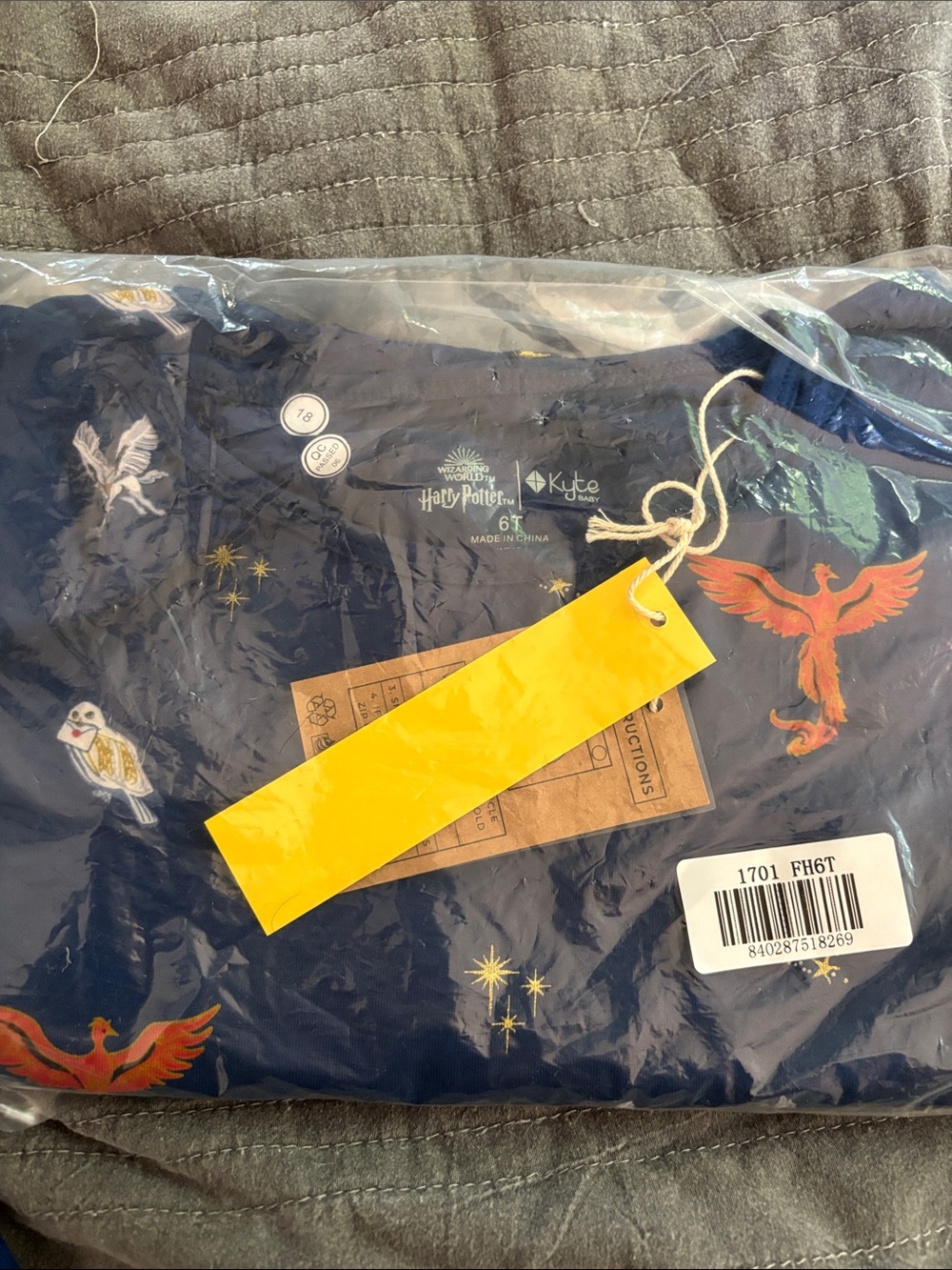 Kyte BABY Navy Blue Harry Potter Pajama Set - Picture 5 of 6